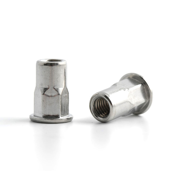 Large Head Hex Rivet Nut A4 Stainless